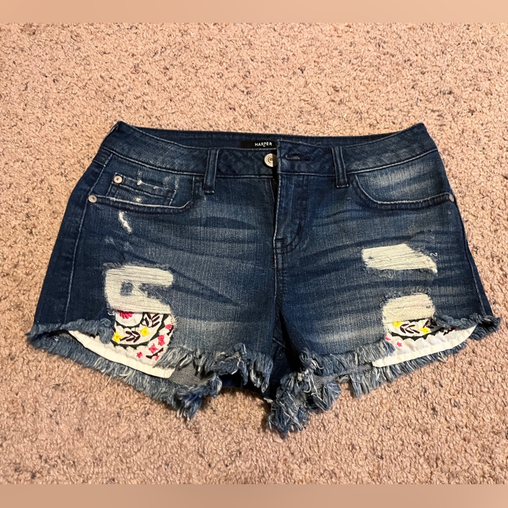 Embroidered Shorts